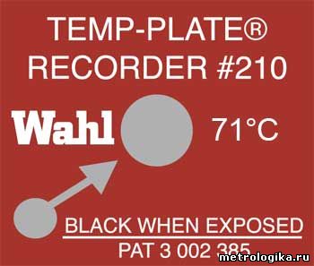Одноразовый термоиндикатор (индикатор температуры) Wahl Single-Position